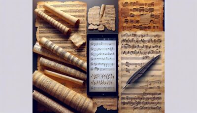 Von Zeichen zu Noten: Die Entwicklung der Musiknotation im Laufe der Geschichte